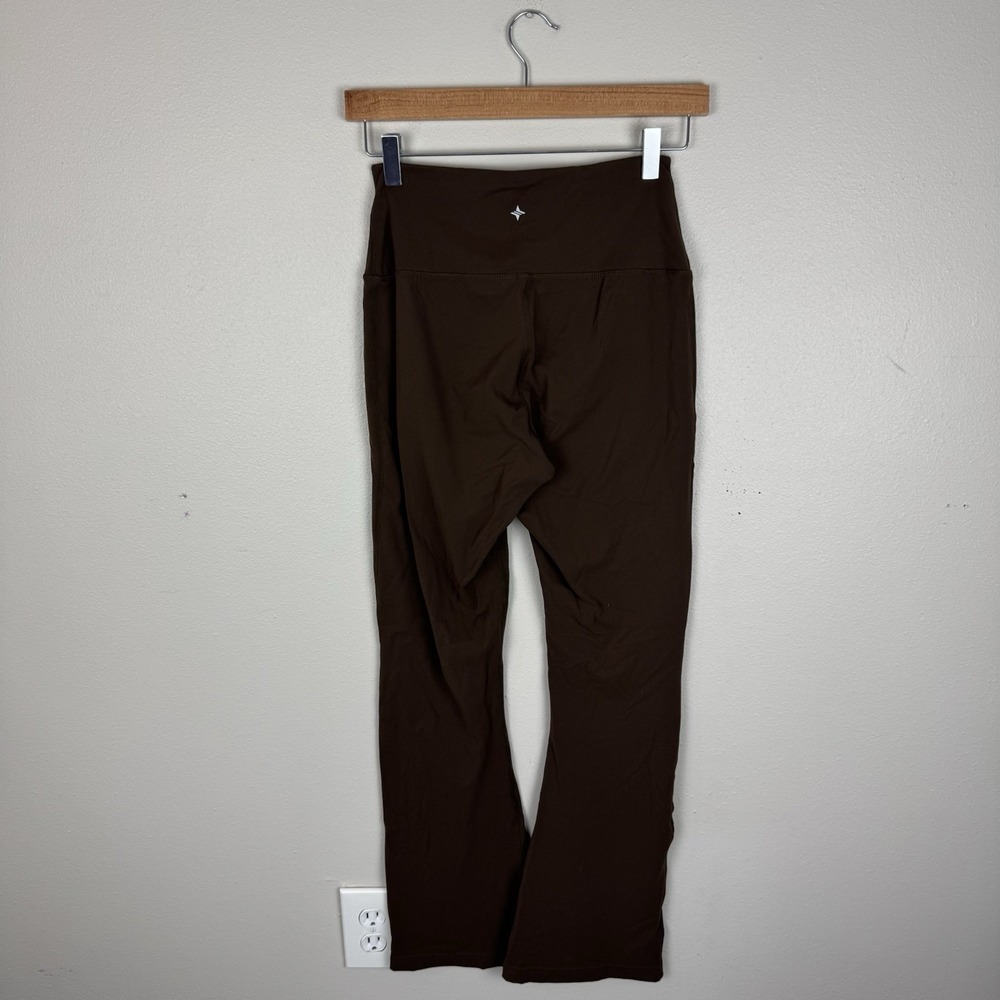 Tuckernuck Pants High Rise Compression Millie Yoga Size S Brown Flare Leggings - Picture 5 of 7